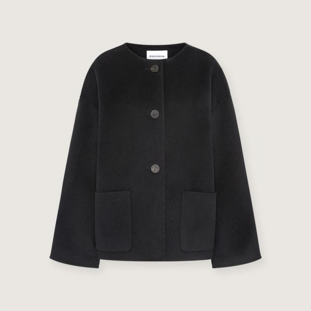 Helen Kaminski Wool Cashmere Muffler Half Coat Luwrct00080
