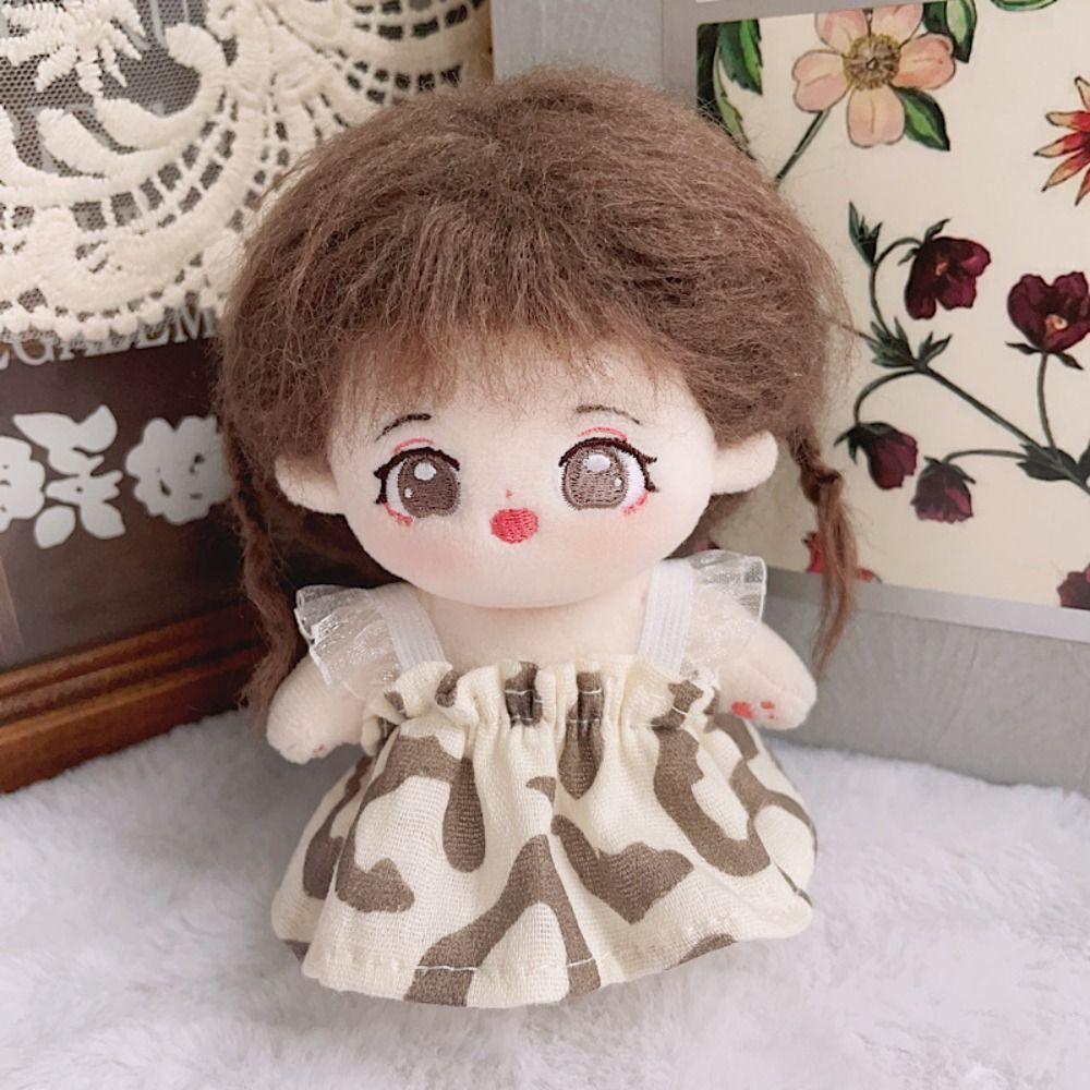 

Doll Changing Cotton Doll Clothes Lace Skirt Plush Toys Clothes 10cm Doll Dress Children Gift