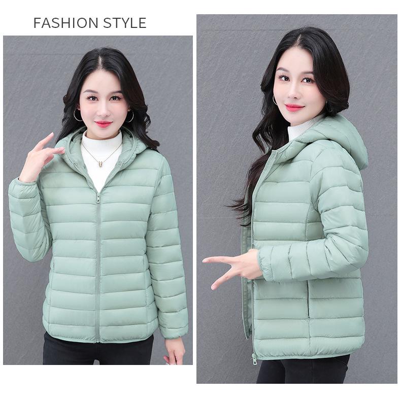 Women's Quilted Cotton-Padded Coat, 2024 Fall/Winter New Style, Loose Fit, Plus Size for Middle-Aged Moms.