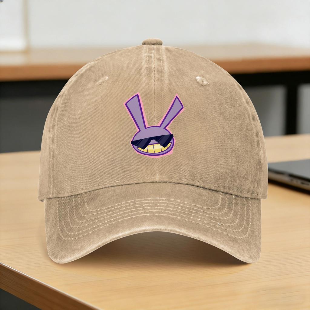 Amazing Circus Jax TADC Rabbit Casual Baseball Cap Kpop Rock Hip Hop Hats Summer Sunscreen UnisexTeens Vintage Baseball Caps