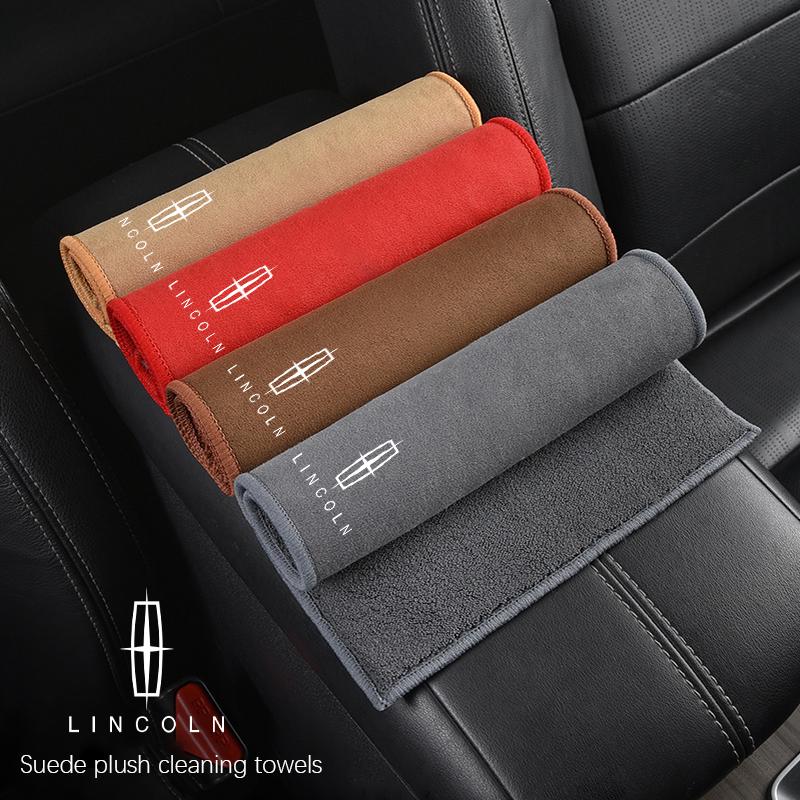 Microfiber Towel Car Cleaning Care Accessories For Lincoln Navigator Continental Nautilus Aviator MKZ MKX MKC MKT MKS Corsair hpo0