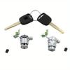 Conjunto de Cilindros de Fechadura das Portas Esquerda e Direita 72185-S9A-013 com 2 Chaves 72185S9A013 para Honda Civic 2003-2005 Cr-V 2002-2006 Peças Carro