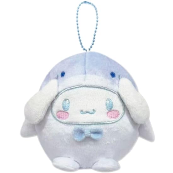 Hatakeyama Shoji Sanrio Mascot Pouch Pastel Marine Cinnamoroll x Whale Shark Plush Pouch Accessory C B0GR4PL4S4