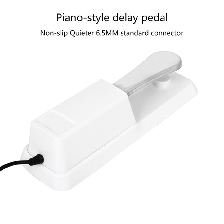 Sustain Pedal for Digital Piano Keyboard MIDI Synthesizer with Polarity Switch