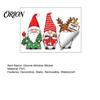 Gnome Wall Stickers Christmas Static Window Sticker, PVC Waterproof Clings, Cartoon Glass Dwarf Art Decals, Cute Faceless for Home Store Holiday Party