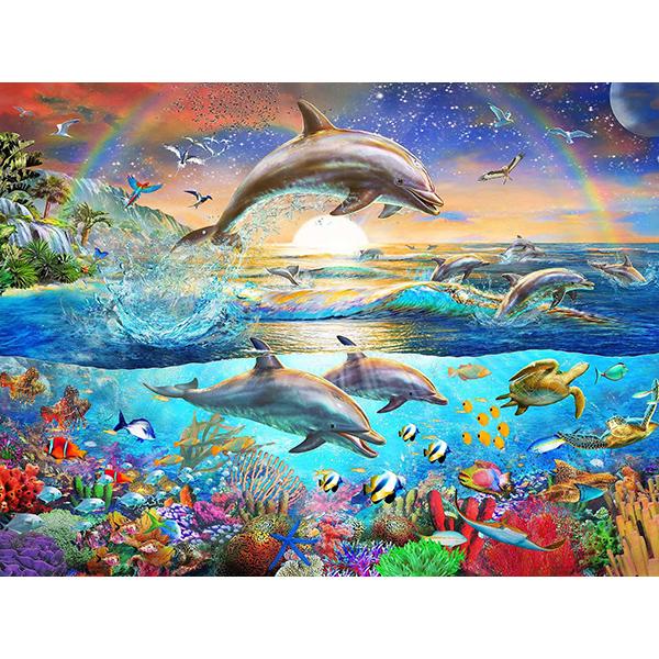 5D DIY Diamond Painting Kit  Ocean  Art Diamond Embroidery Rhinestones Decorations for Home