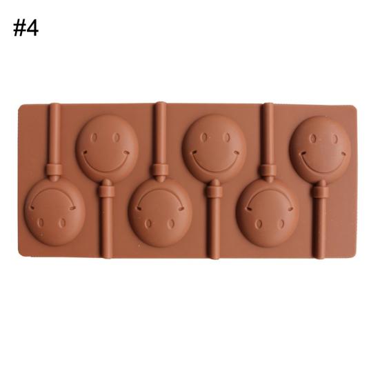 Lollipop Silicone Mold Chocolate Cake Fondant Cookie Mould DIY Baking Tools
