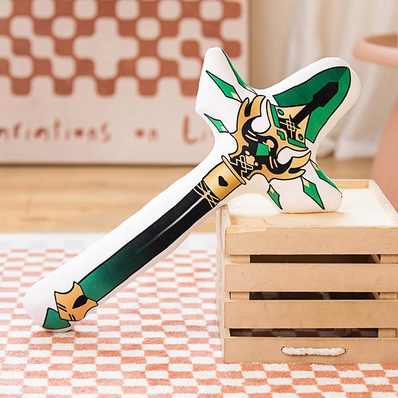 Genshin Anime Impact Sword Plush Doll Soft Crystal Ultra Fabric Toy Stuffed