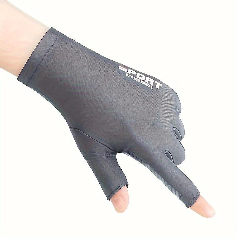 4pair of men's performance breathable quick drying exposed fingers anti slip sunscreen suitable for cycling and fishing