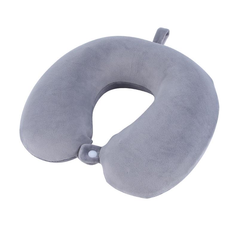 Summer U-Shaped Ice Silk Cool Travel Neck Pillow: Breathable, Portable Nap Support Souvenir