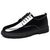 New bright leather men's shoes business casual British leather shoes men's invisible suit heightening shoes