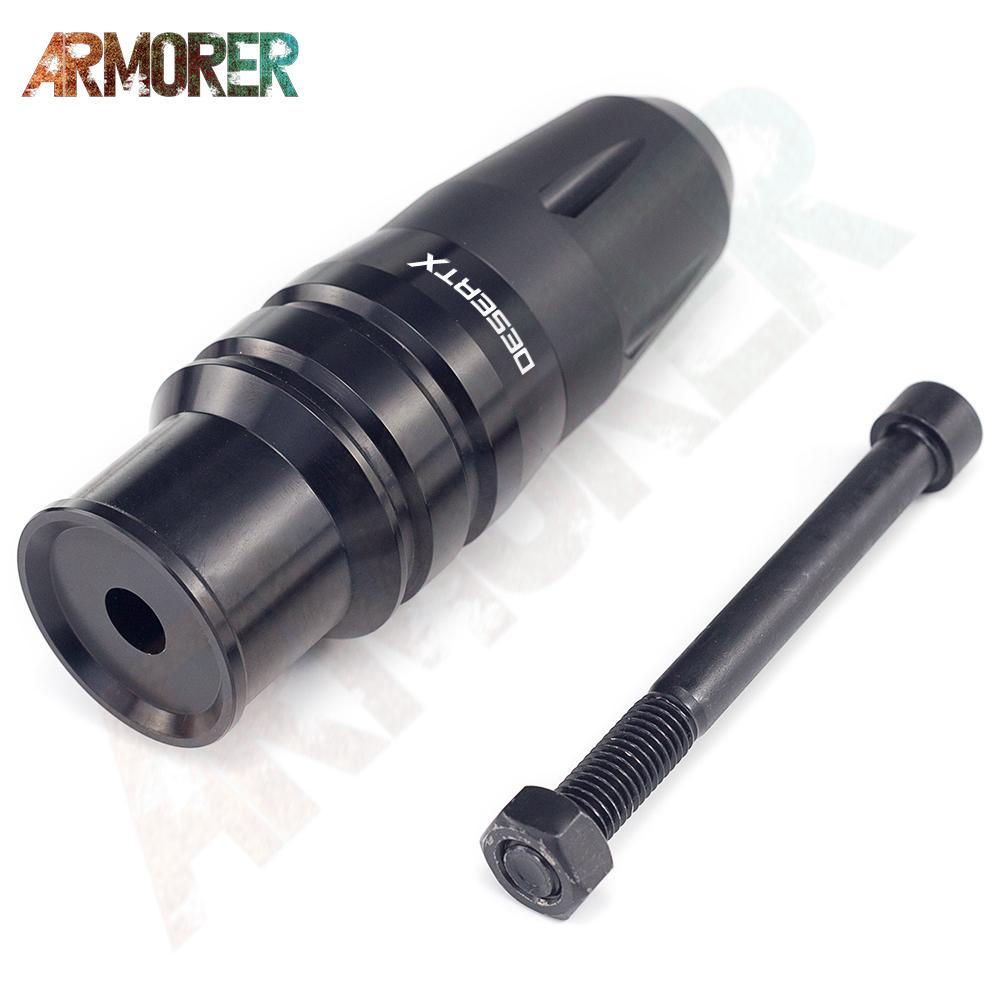 Motorcycle Accessories CNC Exhaust Frame Sliders Crash Pads Falling Protector For Ducati Desert X DesertX 2022