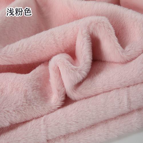 50x50cm 8mm Imitation Otter Rabbit Fur Short Plush Fabric For Warm Clothing,Display Background Scarf, DIY Plush Toys Fabric