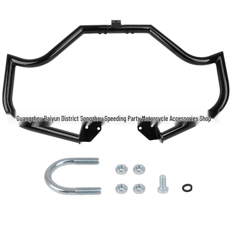 

Harley Dyna Fat Boy Breakout Street Bob Road King Front Bumper Crash Bar 06-17