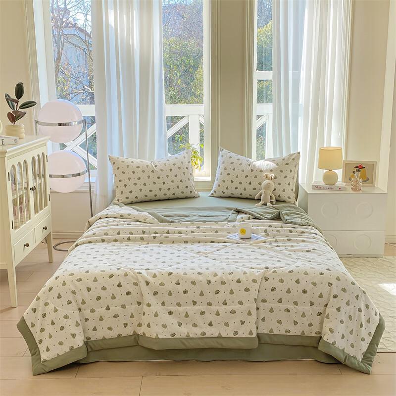 

Вязаное летнее одеяло из двойной марли Xuan Yu