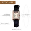 "Fashion Women's Analog Quartz Watch Silver Black Leather Strap Waterproof Antique Style"