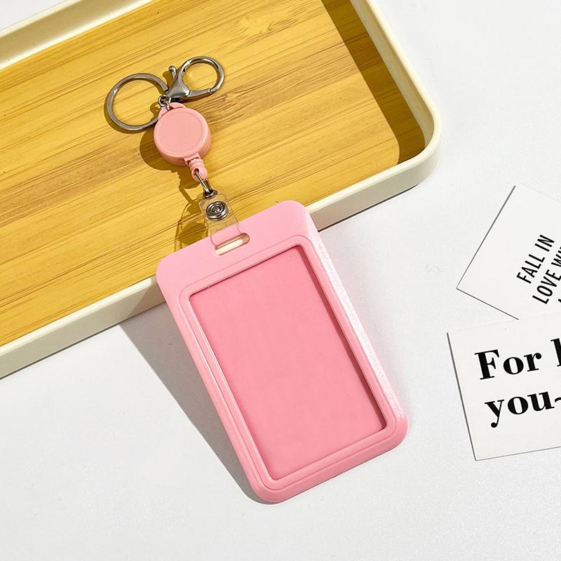 Cute Badge Holder Retractable Badge Clip Colorful Badge Reel With Id Card Holder For Nurse Office Hospital Supplies