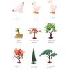 Farm Educational Toy Set 49PCS Including Minaiture Character Animal Models And Gardening Tool Plant Accessories