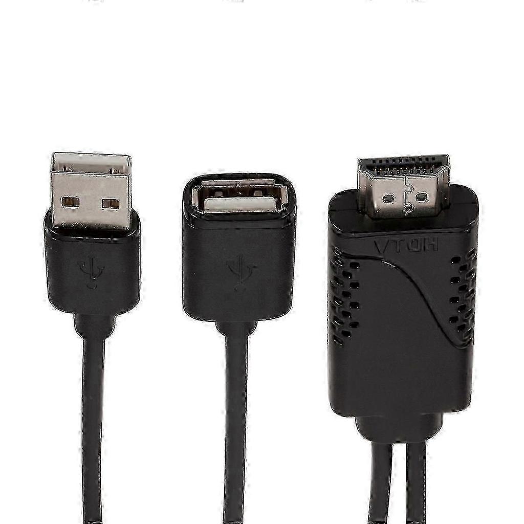 1080P USB Female To HDMI Male HDTV Video Adapter Cable for Android IOS Smartphone and Tablet A-F Edition 1129