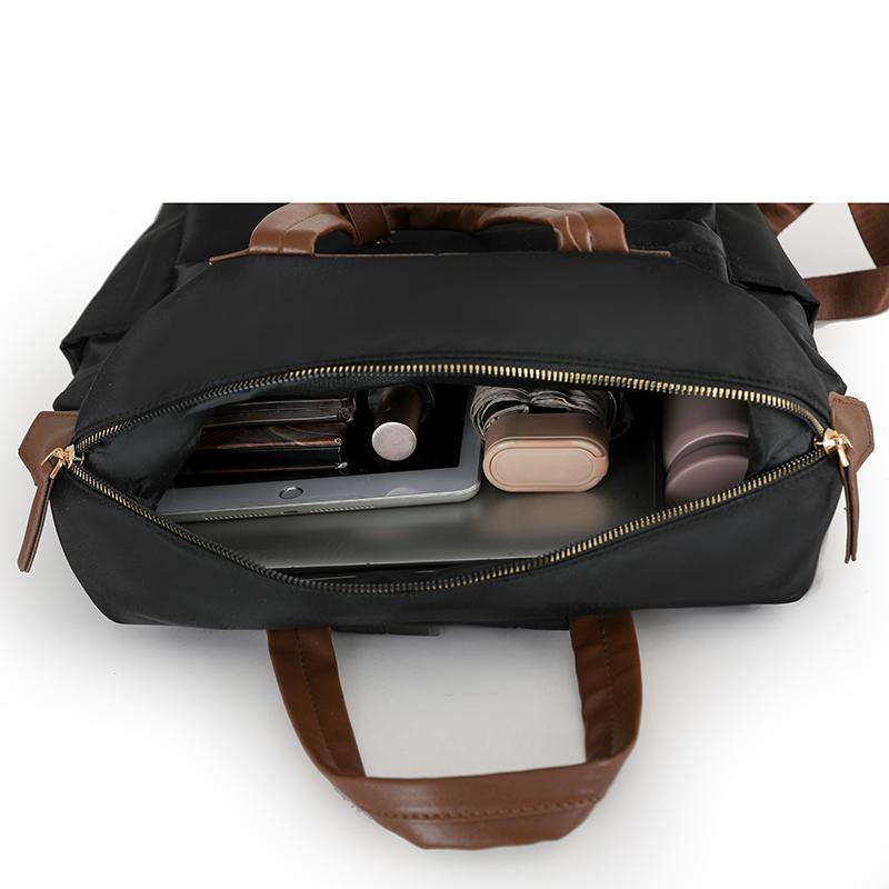 Women's Splicing Backpack Large Capacity Commuter Backpack