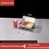 Commercial Stainless Steel Condiment Box Set with Lid