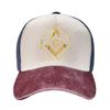 Casual Freemason Masons Baseball Cap Men Women Distressed Washed Sun Cap Freemasonry Unstructured Soft Hats Cap