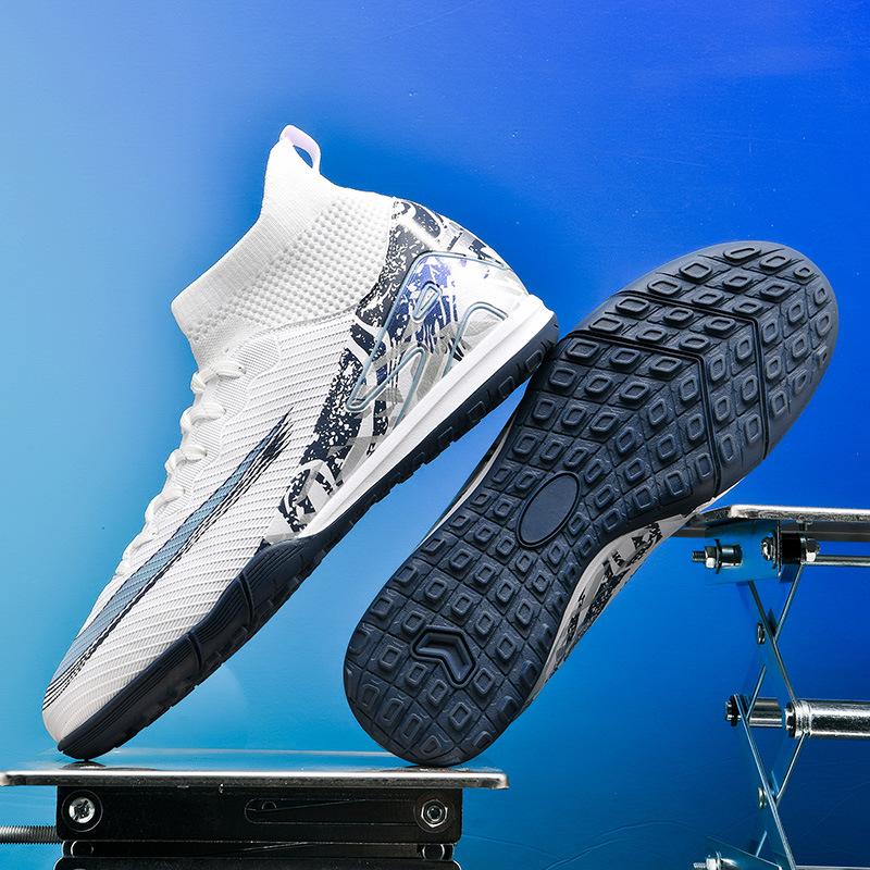 Neue Außenhandel High-Top Fußballschuhe Herren Jugend Sport Outdoor MG Stollen Kunstrasen Sportschuhe