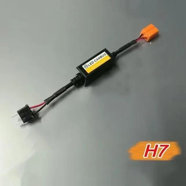 1-4pcs LED Canbus Decoder Adapter For H1 H4 H7 H11 9005 9006 9012 Anti-Flicker Harness Bulbs Resistor Warning Error Canceller