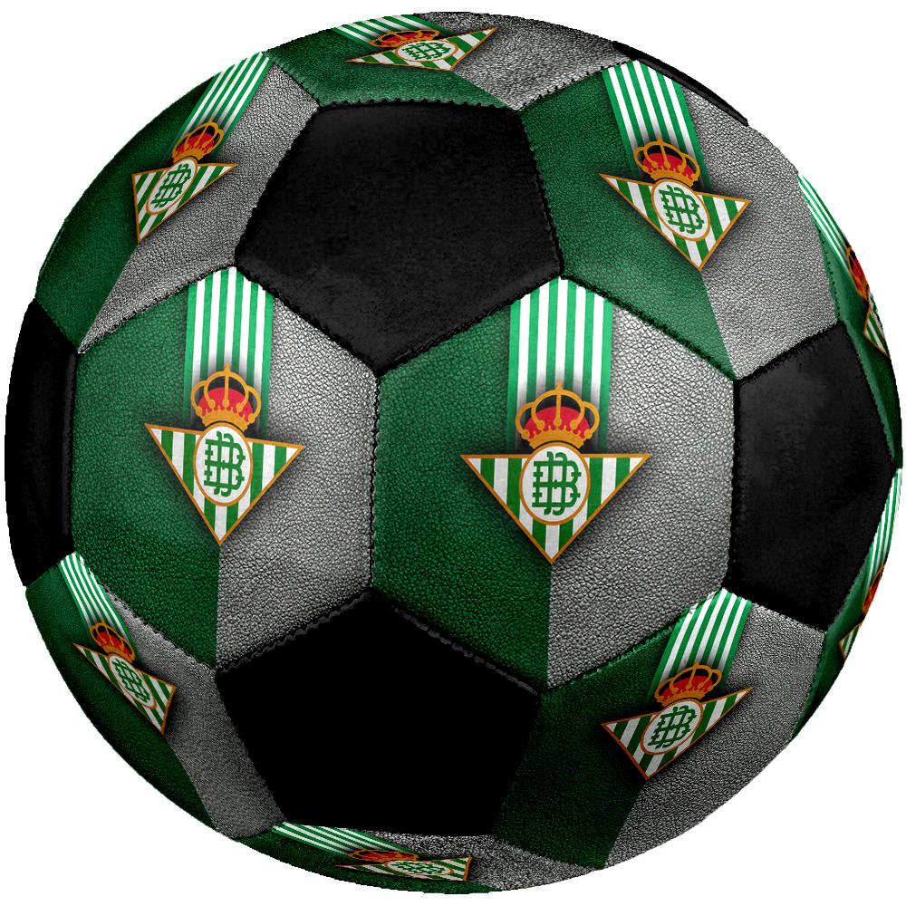 Pallone da Calcio Real Betis Balompié Colorato Per Tutte le Età Cucito a Macchina PVC Pronto per la Competizione Resistente Alto Rimbalzo.TAGLIA5