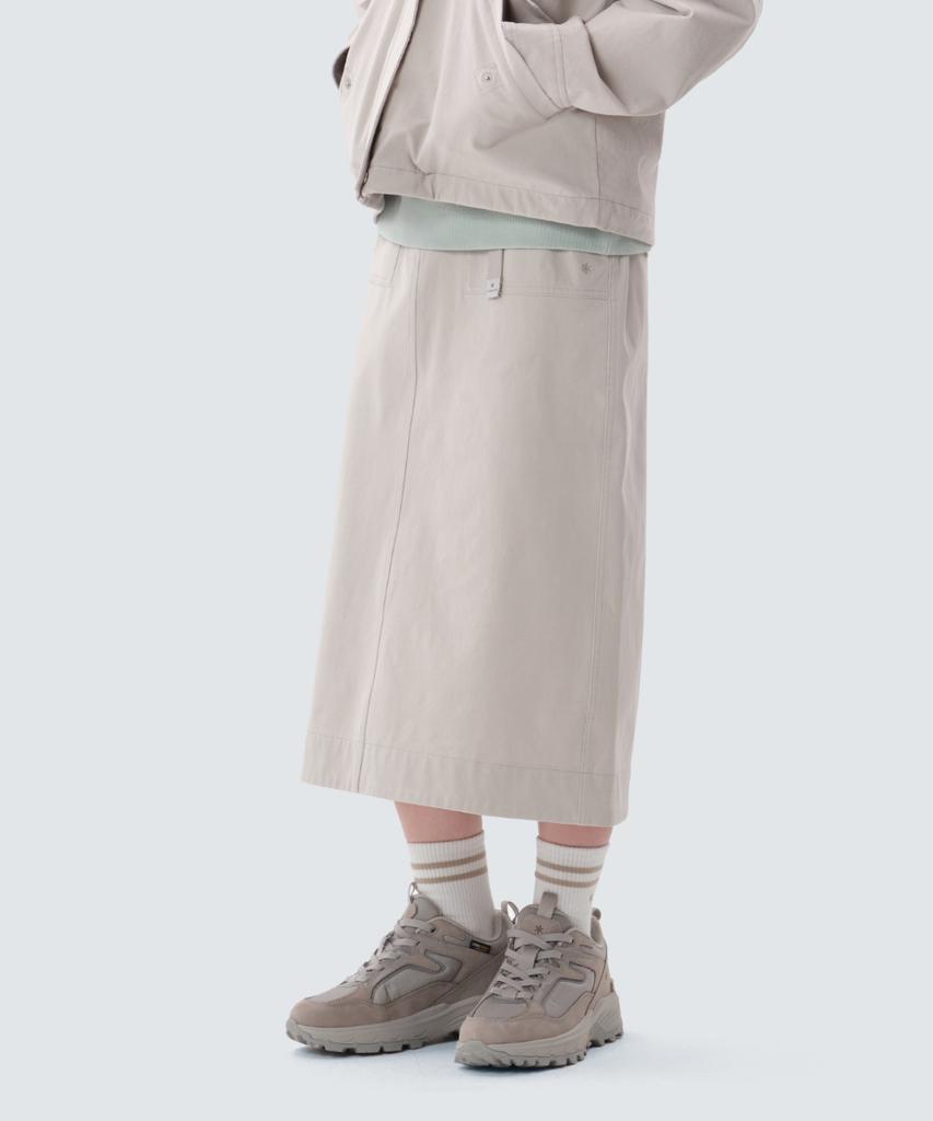 SNOWPEAK APPAREL Walk Zodiac Skirt (S25Zwdsk13) Light Beige