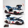 1/22 Nissan Skyline Ares GTR R35 Racing Diecasts & Toy Vehicles Toy Alloy Car Model Sound and Light Collection Kids Toys