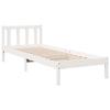 VidaXL Cadre de lit extra long sans matelas 80x220 cm bois massif pin, lit, meuble de chambre à coucher, lit en bois, lit 852443