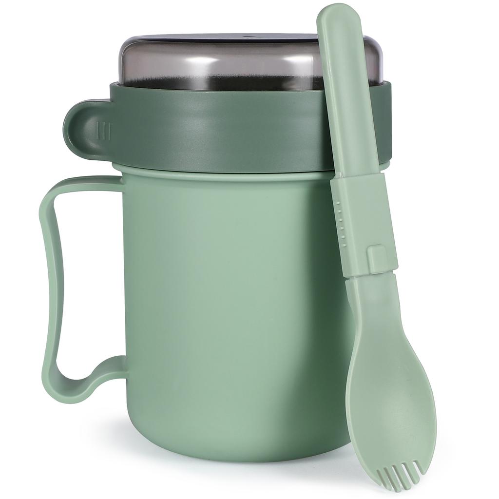 Lunch Boxes for Microwavable Soup Mug Cereal Cup Breakfast Food Containers Oat Child