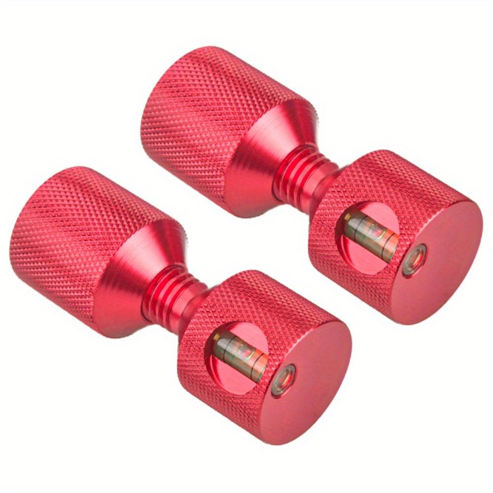 Aluminiowe kołki dwuotworowe z kołnierzem 1-1/8 cala 1-1/8” Dwootworowe kołki wyrównujące z libellą