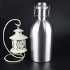 64 oz rustfritt stål Øl Growler Swing Top Hip Flask Ultimate 1,9 L ølflaske