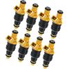 ACROPIX Set of 8 Flow Matched 0280150943 Fuel Injectors for Ford F150 F250 F350 1987-2003 for Lincoln for Mercury 4.6 5.0 5.4 5.8 V8 0280150718