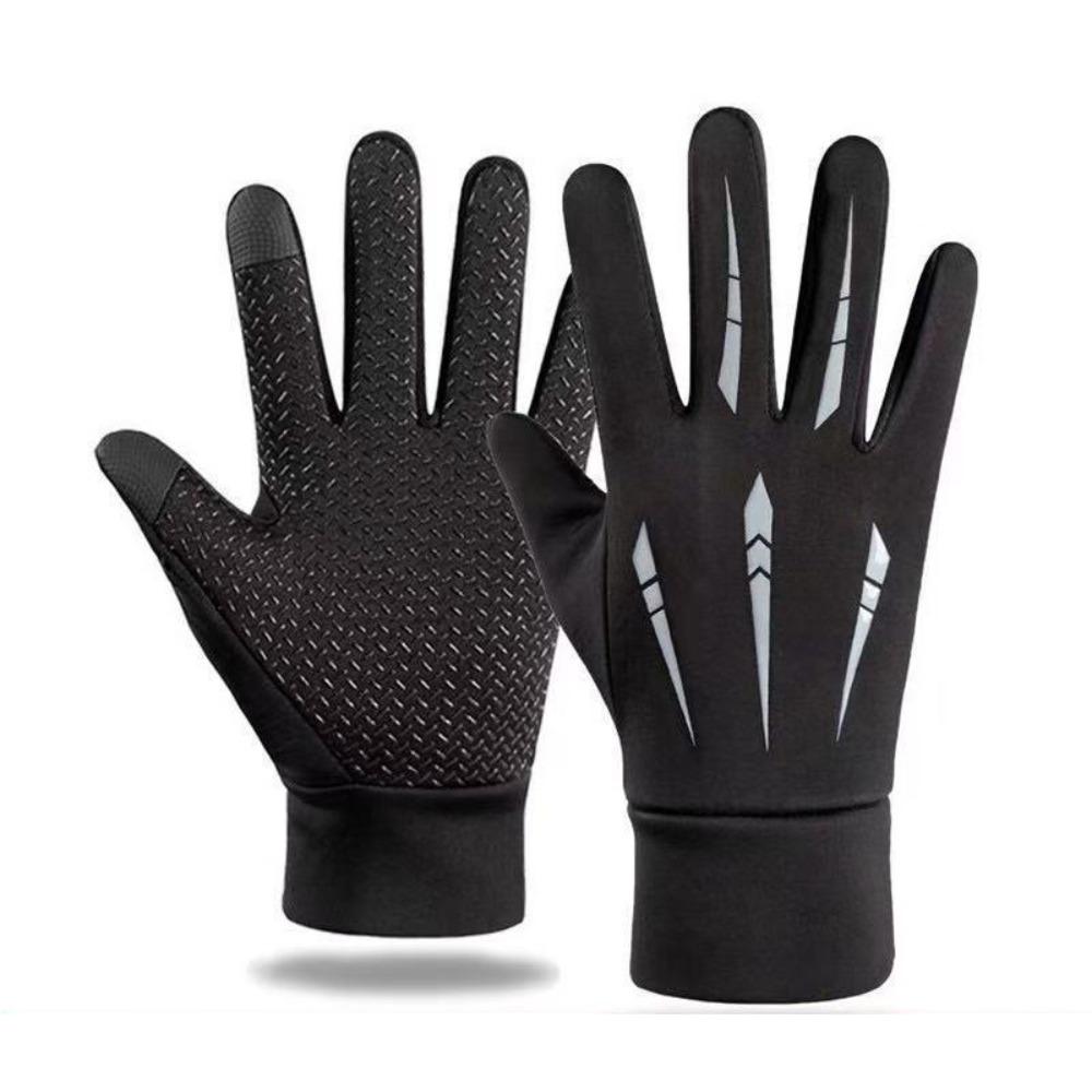 Anti-Slip Winter Cycling Gloves Warm Riding Protective Mittens Portable Cold-proof Gloves  Fishing