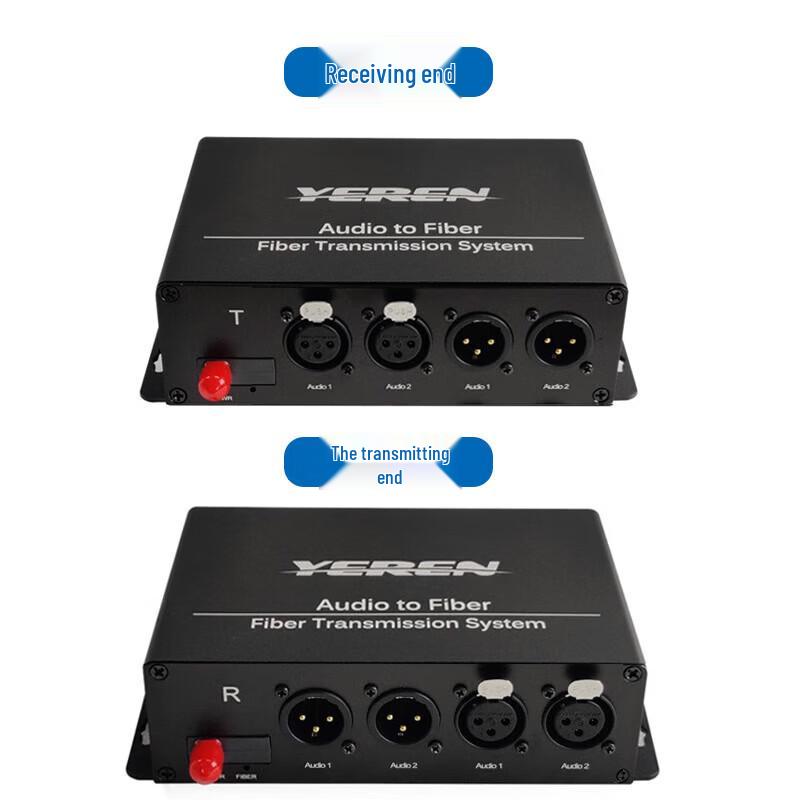 Yeren Broadcast-Grade Balanced Audio Fiber Optic Transceiver
