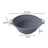 Silicone Proofing Basket with Folding Design - Oven Safe Up To 450F for Bread Fermentation and Baking Applications