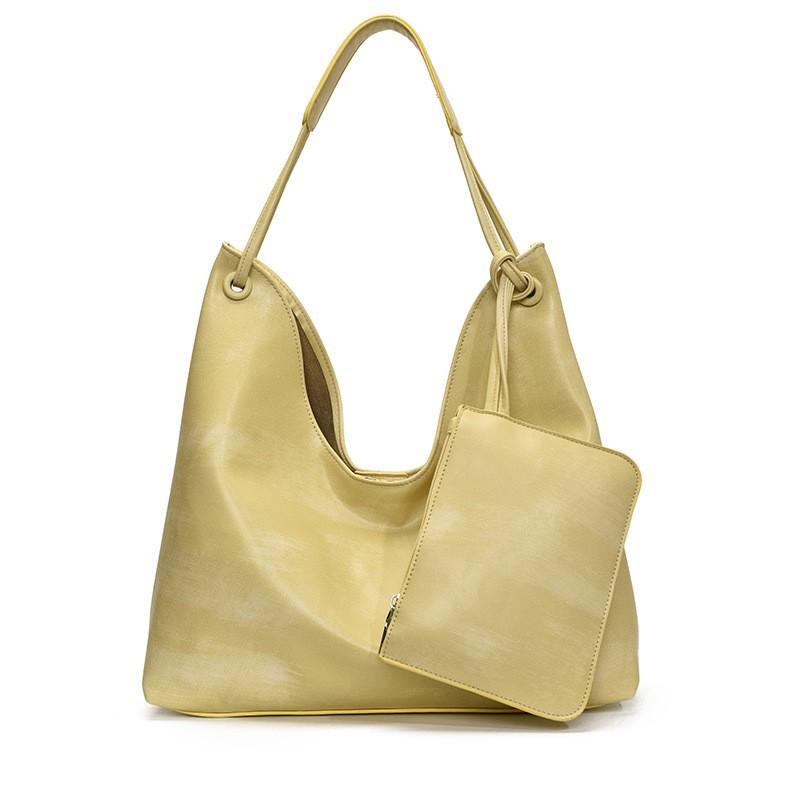 Simple High-end Large-capacity Commuting Shoulder Bag Women. Korean Style Armpit All-matching Class Tote Bag.