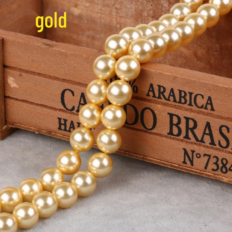 

Разноцветные ракушки и жемчужные бусины для изготовления украшений и аксессуаров своими руками 10mm (approx. 39 beads)