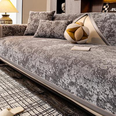Jacquard Chenille Sofa Cover Mat Four Seasons Universal Non-Slip Couch Slipcovers L-shaped Sofa Towel Protector for Living Room