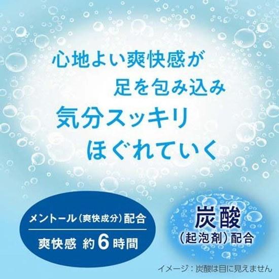 Megurizumu Pacote de Gel Carbonatado Adesivo FOOT (6 folhas)