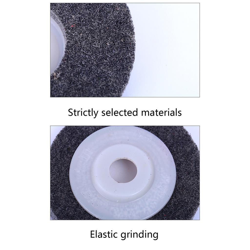 Wear-resistant Buffing Wheel 100mm Nylon Fiber Polishing Wheel 4'' Abrasive Disc