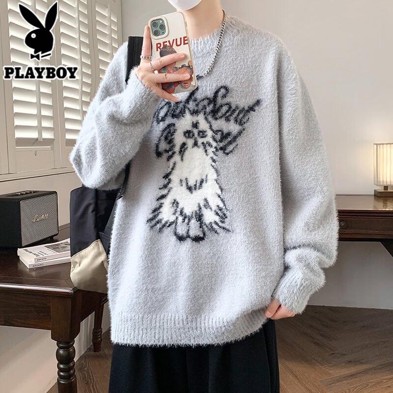 PLAYBOY Unisex Trendy Knit Sweater