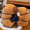 Drink Capybara Plush Toy Apron Capybara Fluffty Doll Accompany Toy Capybara Plush Doll  Home Decor