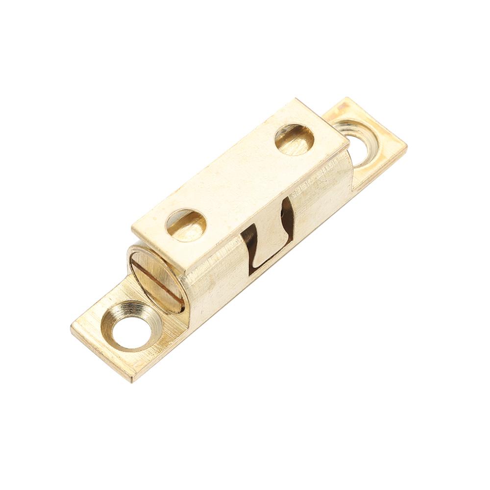 1 Stück Doppelfeder Stahlkugel Kugelrast Messing Kupfer 40/50/60/70mm Türpuffer Dämpfer Puffer Schrank Spannriegel