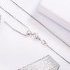 Adjustable Needle Box Chain Necklace - Minimalist Clavicle Chain for Pendants