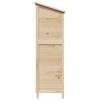 Garden Shed Natural 106 x 56 x 176.5 cm Solid Spruce Wood