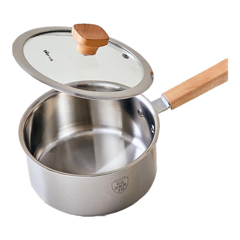 Bear Stainless Steel Baby Food Saucepan